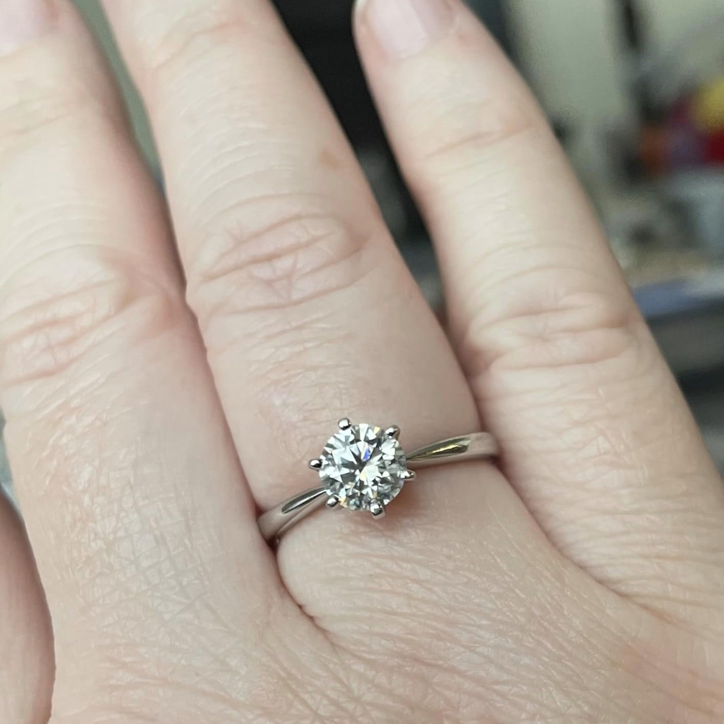 Éclat Solitaire Moissaniet Ring