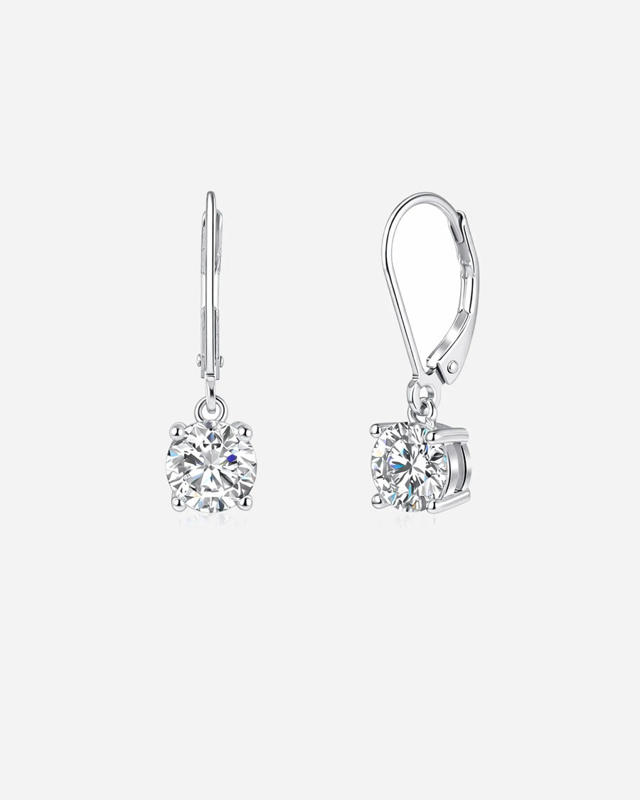 Κλασικά Κρεμαστά Σκουλαρίκια Moissanite