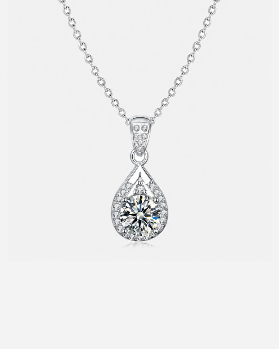 Κολιέ Peer Moissanite Halo