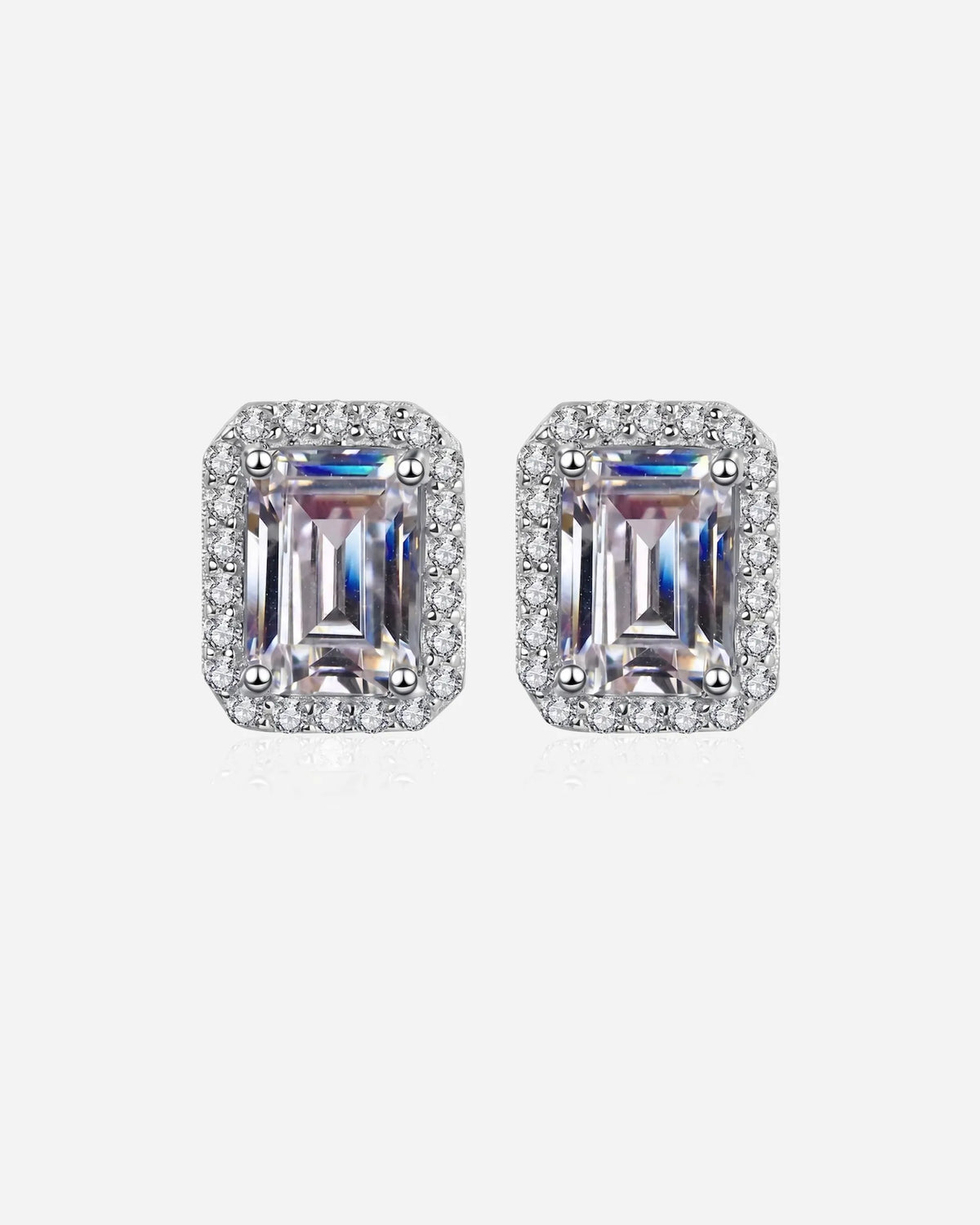 Emerald Moissaniet Halo Oorbellen