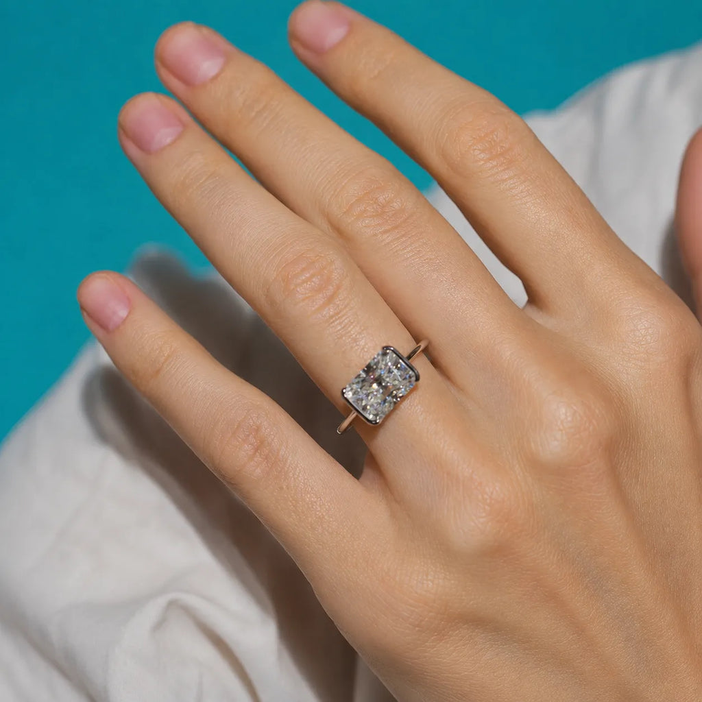 Radiant Moissaniet Ring 4CT