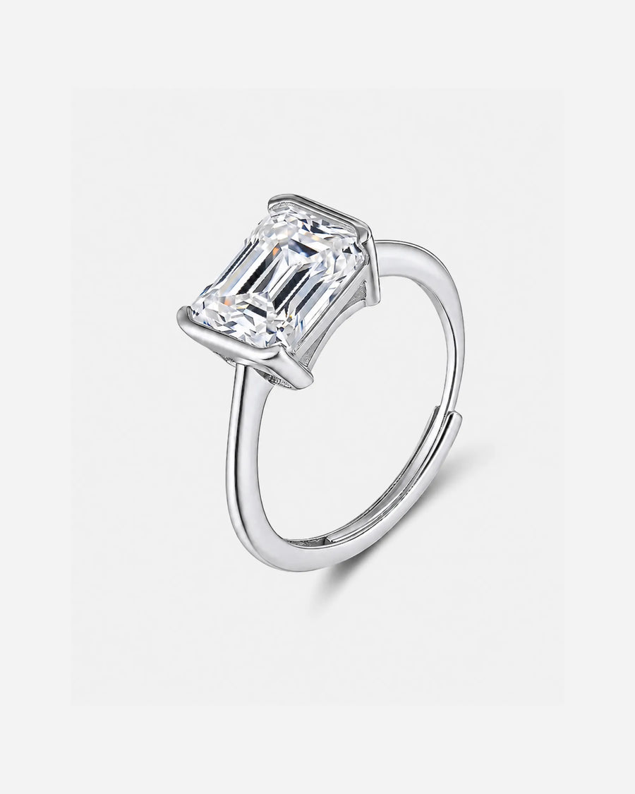 Radiant Moissaniet Ring 4CT