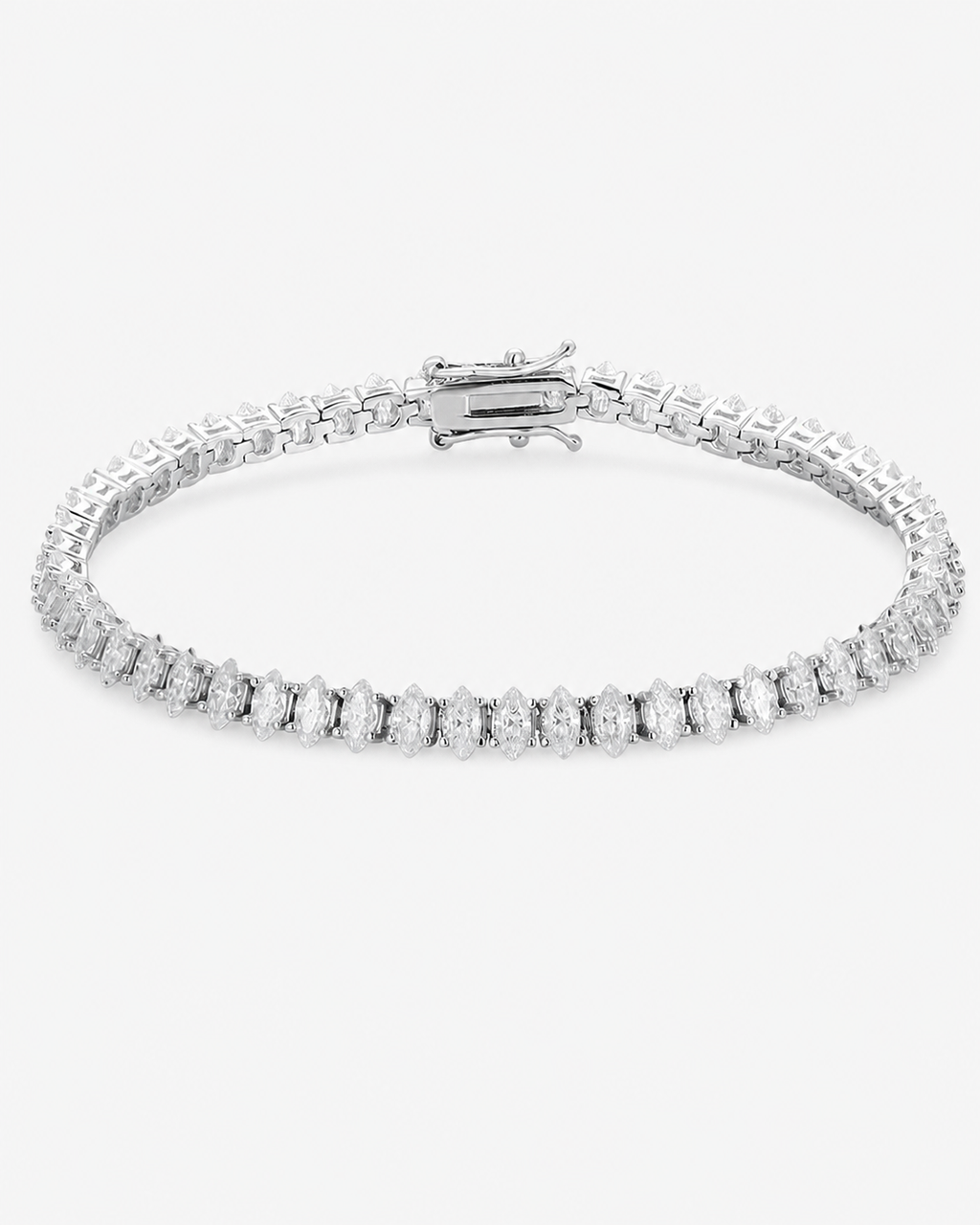 VANLARA Amara 0.5CT VVS moissanite heart tennis bracelet main image
