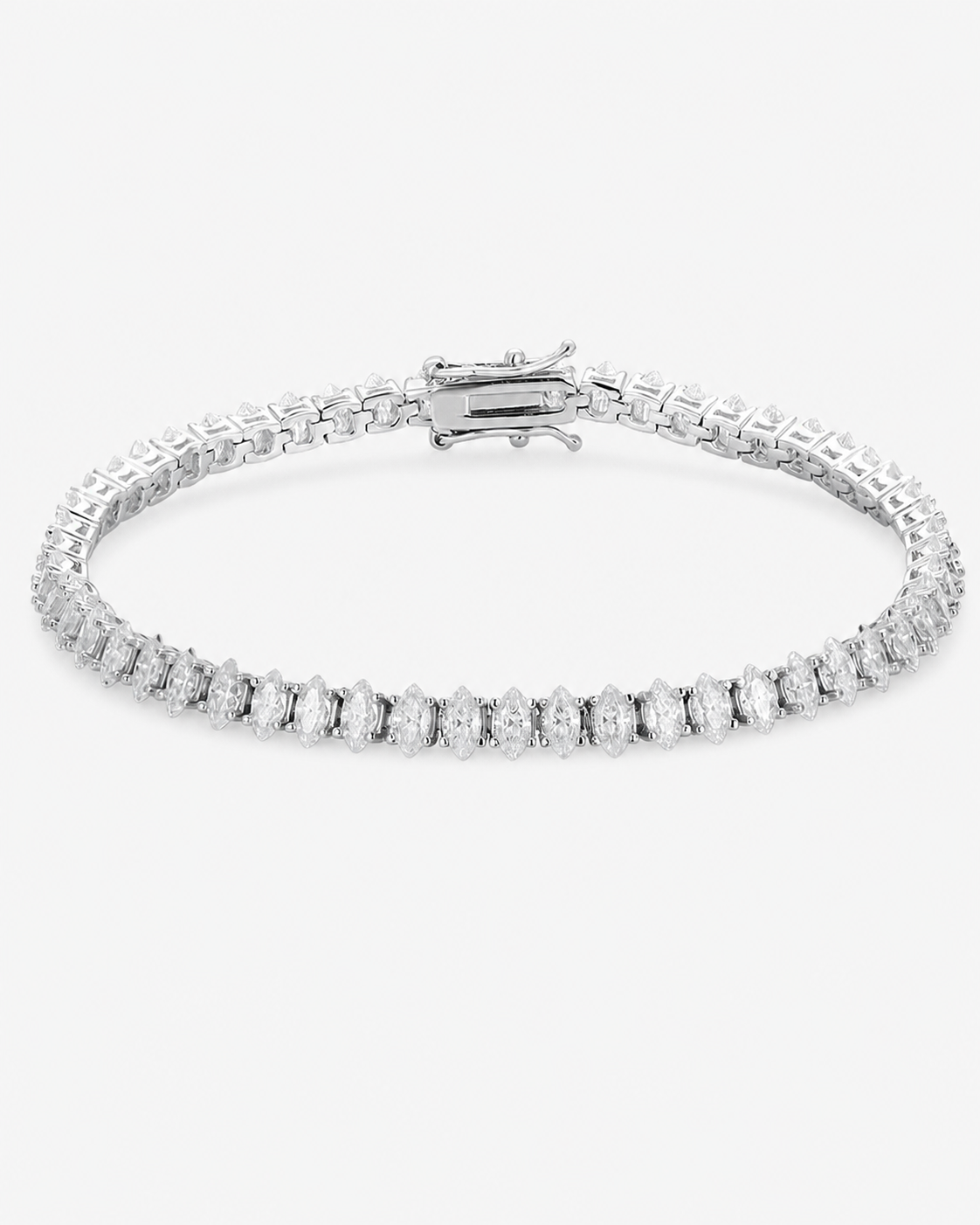 VANLARA Amara 0.5CT VVS moissanite heart tennis bracelet main image