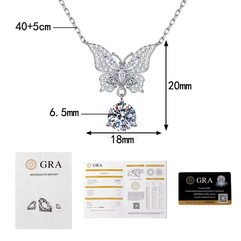VANLARA Papillon necklace specifications